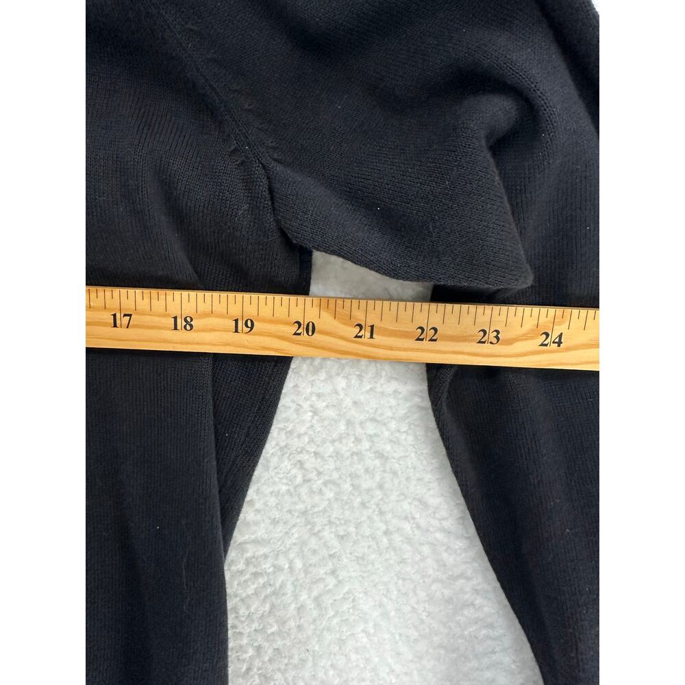 Alfani Men's Black Quarter-Zip Ribbed Placket Sweater Size Small - Picture 3 of 11